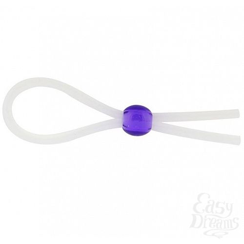  1:       SILICONE COCK RING WITH BEAD LAVENDER