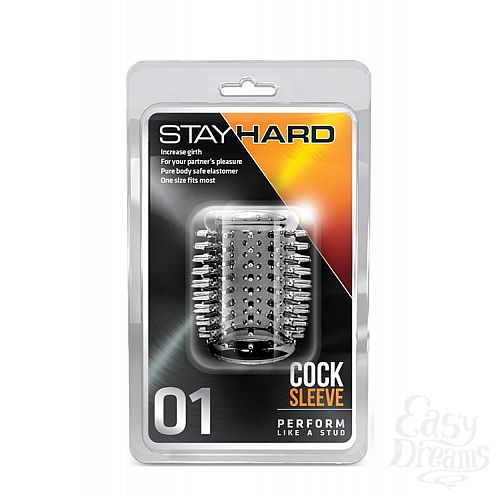  2      STAY HARD COCK SLEEVE 01 CLEAR