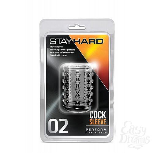  2        STAY HARD COCK SLEEVE 02 CLEAR