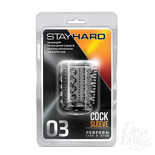  2        STAY HARD COCK SLEEVE 03 CLEAR