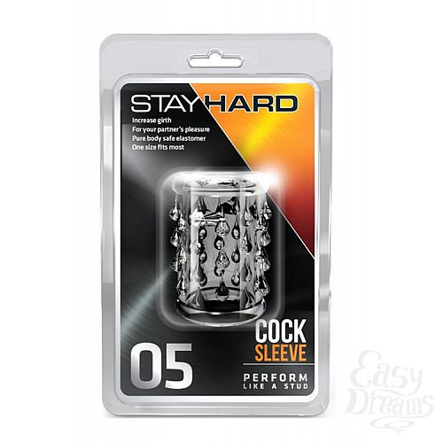  2      STAY HARD COCK SLEEVE 05 CLEAR