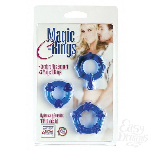  1: California Exotic Novelties    MAGIC C-RINGS - BLUE
