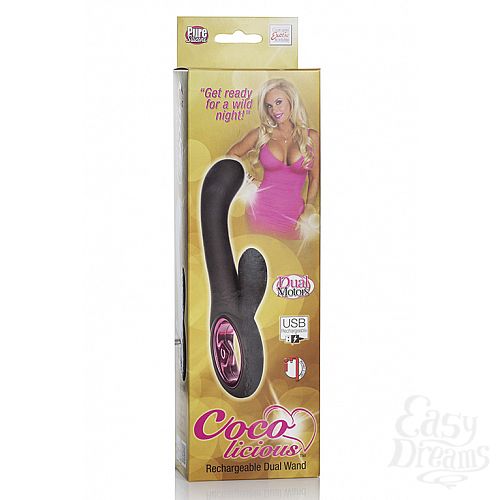  1: California Exotic Novelties   COCO RECHARGE DUAL WAND-BLK