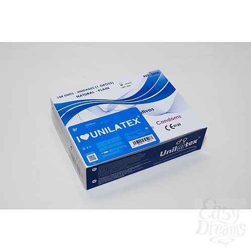 Фотография 2  Классические презервативы Unilatex Natural Plain - 1 блок (144 шт.)