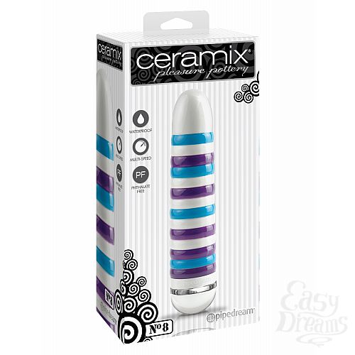  2     CERAMIX NO8-BLUE/PURPLE/WHITE