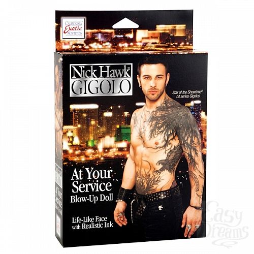  1: California Exotic Novelties,   Nick Hawk GIGOLO At Your Service 