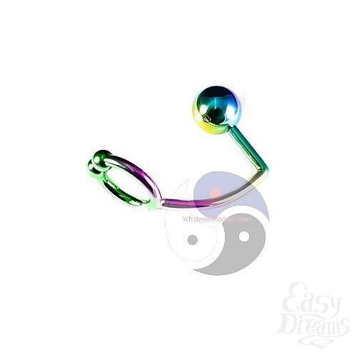 1:        Rainbow Horse Shoe Ring with 40mm Diameter Ball