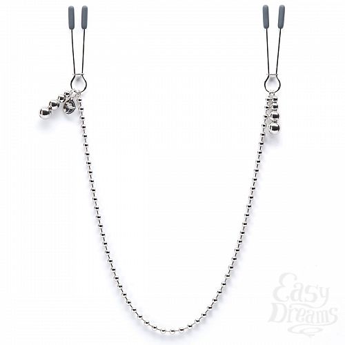  1:        DARKER AT MY MERCY BEADED CHAIN NIPPLE CLAMPS