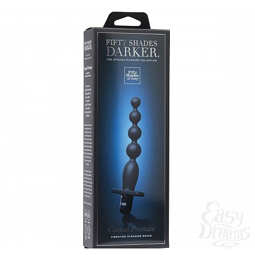  4  Ҹ-   DARKER CARNAL PROMISE VIBRATING ANAL BEADS - 20,8 .