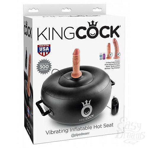  4      King Cock Vibrating Inflatable Hot Seat  