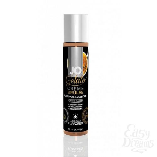  1: SYSTEM JO,   JO GELATO CREME BRULEE FLAVORED LUBRICANT 30mL