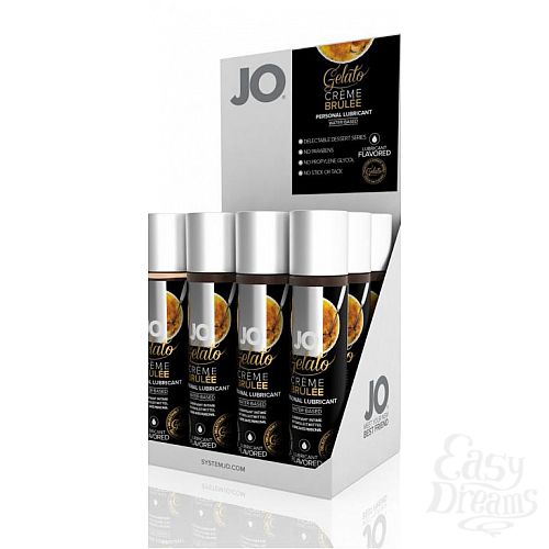  3 SYSTEM JO,   JO GELATO CREME BRULEE FLAVORED LUBRICANT 30mL