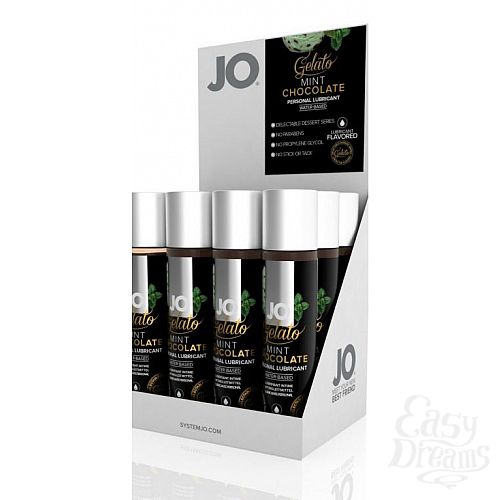  3 SYSTEM JO,   JO GELATO MINT CHOCOLATE FLAVORED LUBRICANT 30mL