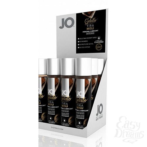  3 SYSTEM JO,   JO GELATO TIRAMISU FLAVORED LUBRICANT 30mL