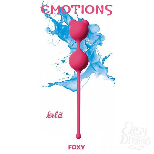 Фотография 1:  Розовые вагинальные шарики Emotions Foxy