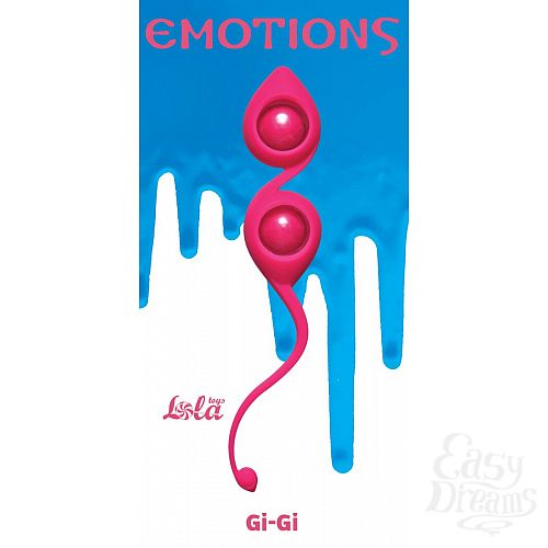 Фотография 1:  Розовые вагинальные шарики Emotions Gi-Gi