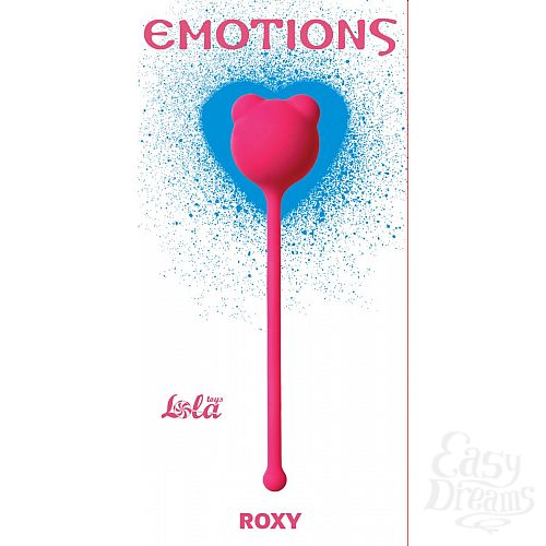 Фотография 1:  Розовый вагинальный шарик Emotions Roxy