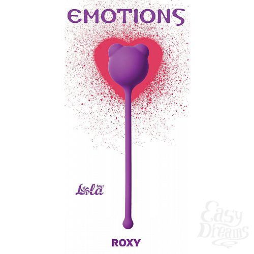 Фотография 1:  Фиолетовый вагинальный шарик Emotions Roxy 
