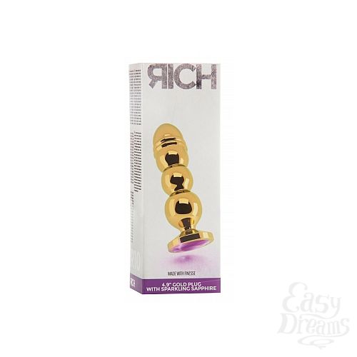  2 Shotsmedia   4.9 R10 RICH Gold/Purple Sapphire SH-RIC010GLD