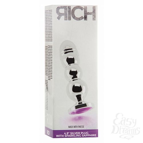  3 Shotsmedia   4.9 R10 RICH Silver/Purple Sapphire SH-RIC010SIL
