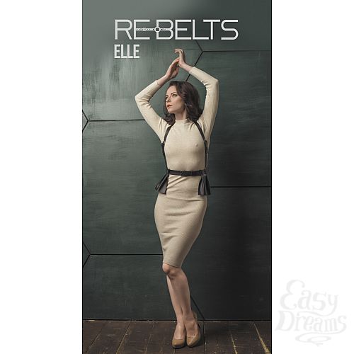  2 Rebelts   Elle Black - Rebelts, One Size, 