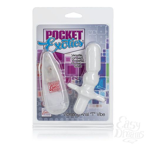  3    Pocket Exotics Vibrating Anal  T  Vibe - 12,8 .