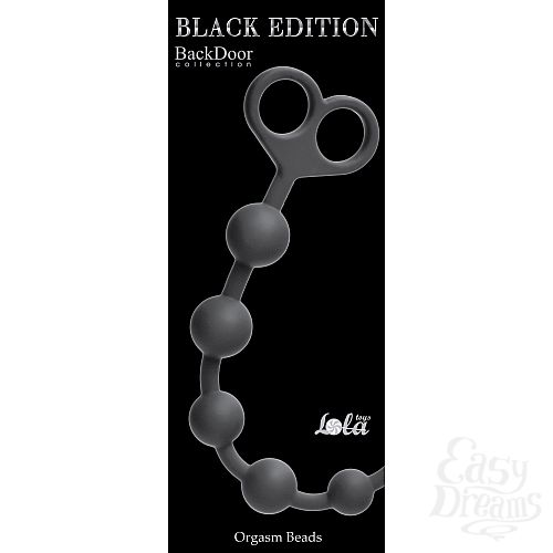  2  LOLA TOYS    Orgasm Beads Black 4201-01Lola