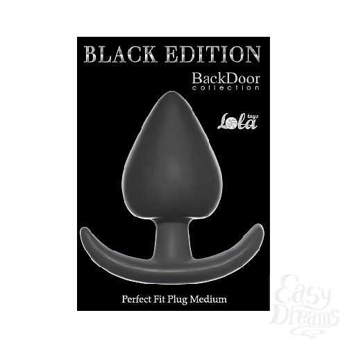  2  Lola Toys Back Door Collection Black Edition    Perfect Fit Plug Medium 4212-01Lola