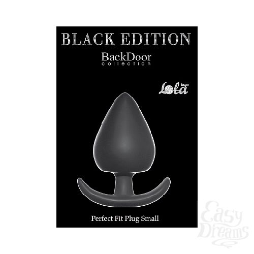  2  Lola Toys Back Door Collection Black Edition    Perfect Fit Plug Small 4213-01Lola