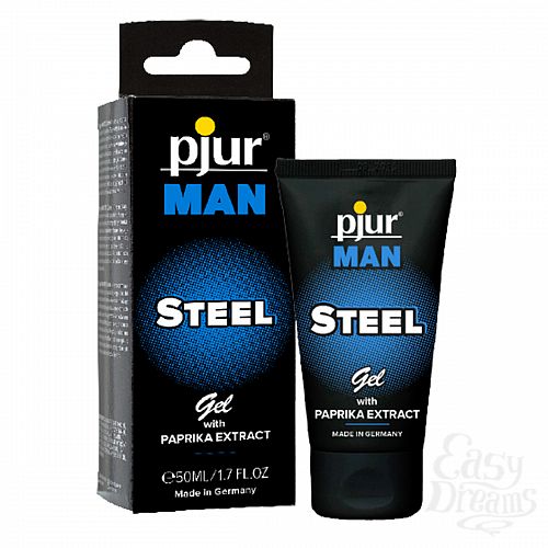  1:      pjur MAN Steel Gel 50 ml
