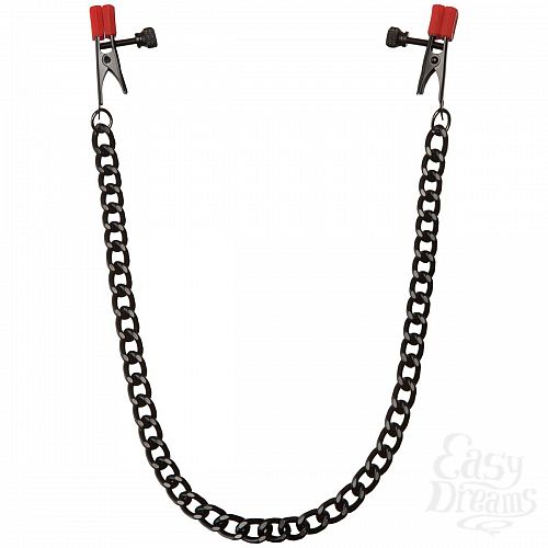  1:     Kink Nipple Clips with Heavy Chain and Silicone Tips