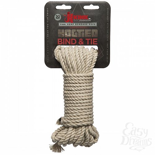  2     Kink Bind   Tie Hemp Bondage Rope 30 Ft - 9,1 .