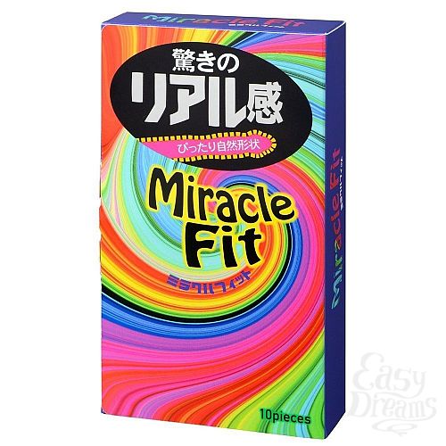 Фотография 1:  Презервативы Sagami Xtreme Miracle Fit - 10 шт.