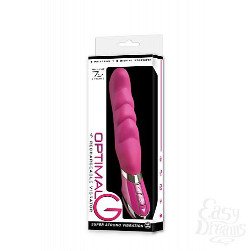  2     G- OPTIMAL G 7.5INCH RECHARGEABLE VIBRATOR - 19 .