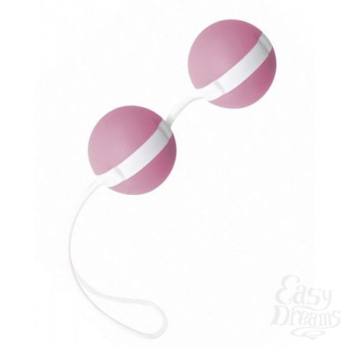 Фотография 2  Нежно-розовые вагинальные шарики Joyballs Bicolored