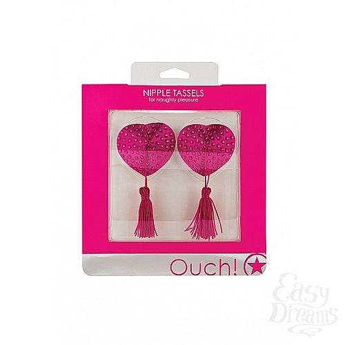  2   Tassels Heart Pink SH-OU029PNK