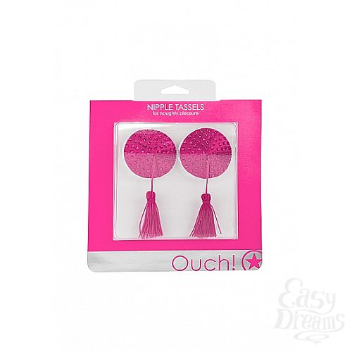  2   Tassels Round Pink SH-OU030PNK