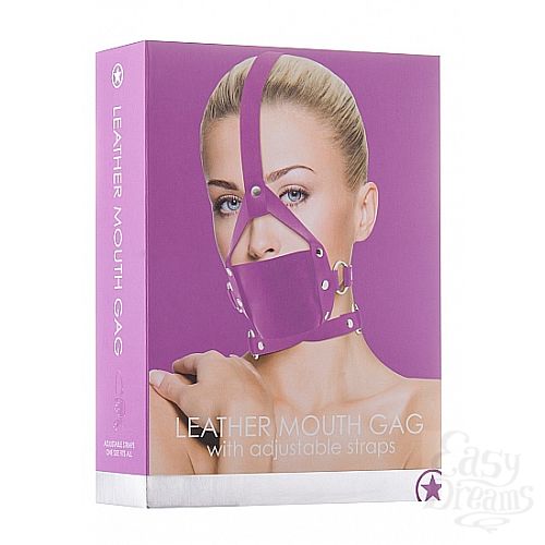  2 Shotsmedia  Leather Mouth Purple OUCH!  SH-OU148PUR