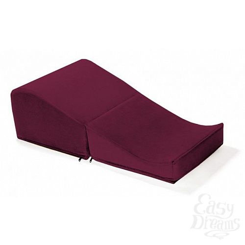Фотография 1:  Вишнёвая подушка для любви Liberator Retail Flip Ramp с чехлом из вельвета