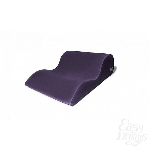 Фотография 1:  Фиолетовая большая подушка для любви Liberator Retail Hipster с чехлом из вельвета