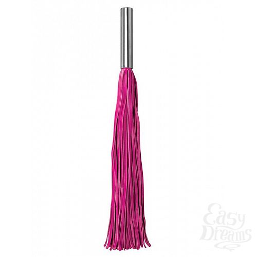  1:    Leather Whip Metal Long - 49,5 .