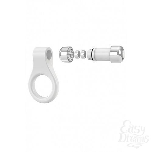  4 OVO  - OVO B1 VIBRATING   RING WHITE/CHROM