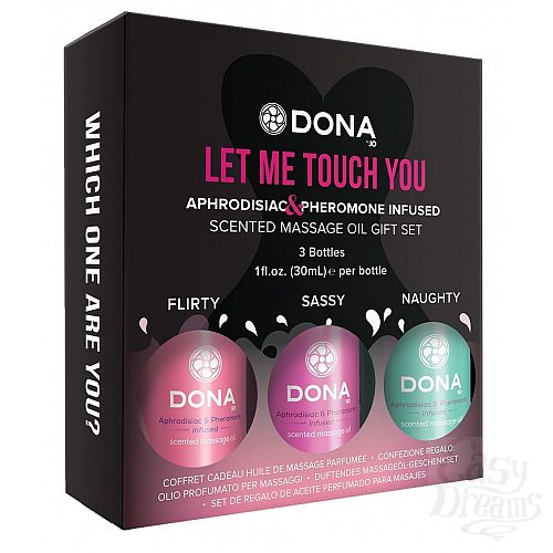 Фотография 2  Подарочный набор массажных масел DONA Let me touch you