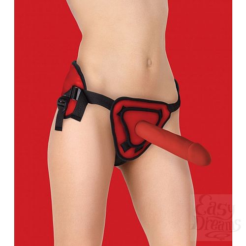  1:    Deluxe Silicone Strap On 10 Inch - 25 .
