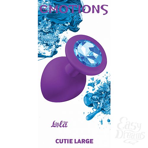  1:  Lola Toys Emotions    Emotions Cutie Large Purple light blue crystall 4013-05Lola