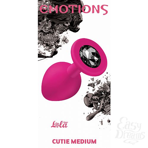  1:  Lola Toys Emotions    Emotions Cutie Medium Pink black crystal 4012-01Lola