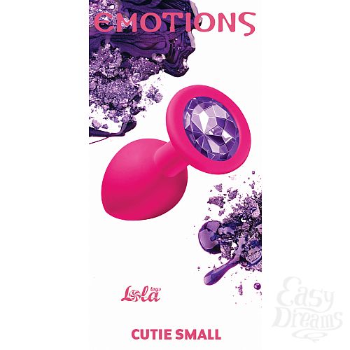  1:  Lola Toys Emotions    Emotions Cutie Small Pink dark purple crystal 4011-01Lola