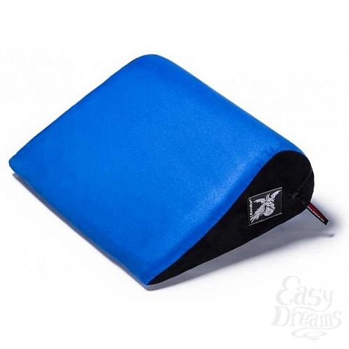 Фотография 1:  Синяя малая замшевая подушка для любви Liberator Retail Jaz