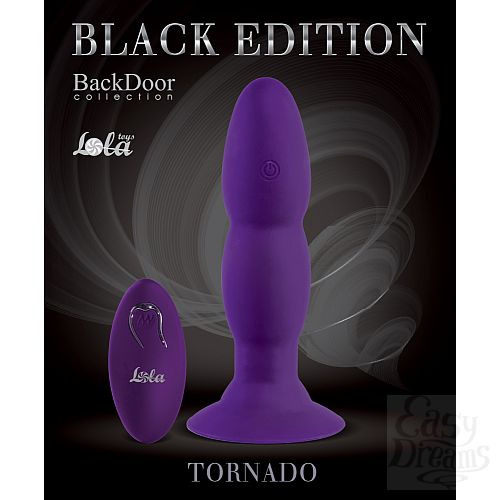 Фотография 2  Lola Toys Back Door Collection Black Edition  Анальный стимулятор Tornado Back Door 4220-04lola
