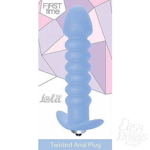  3  Lola Toys First Time      Twisted Anal Plug Pink 5004-02lola